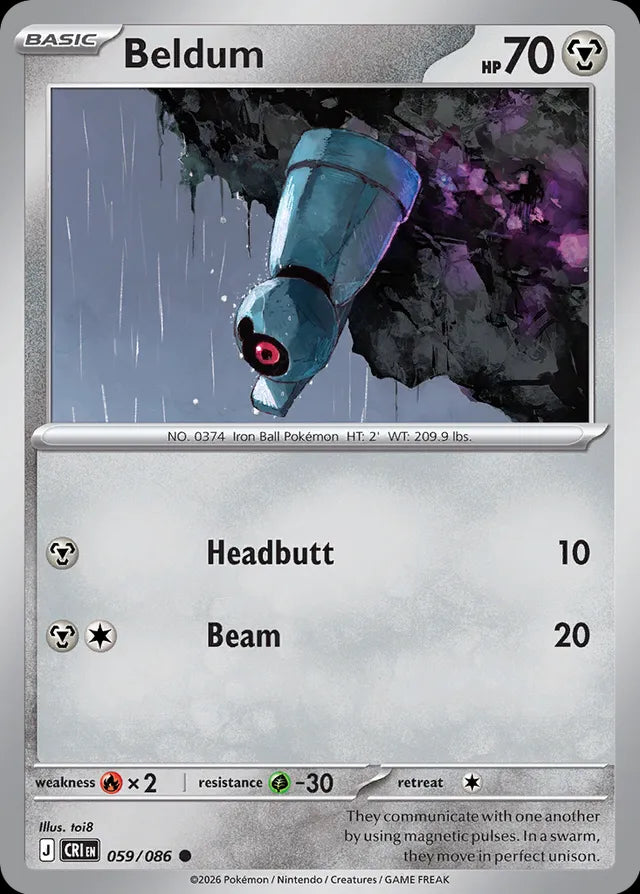 Chaos Rising Beldum #059/86